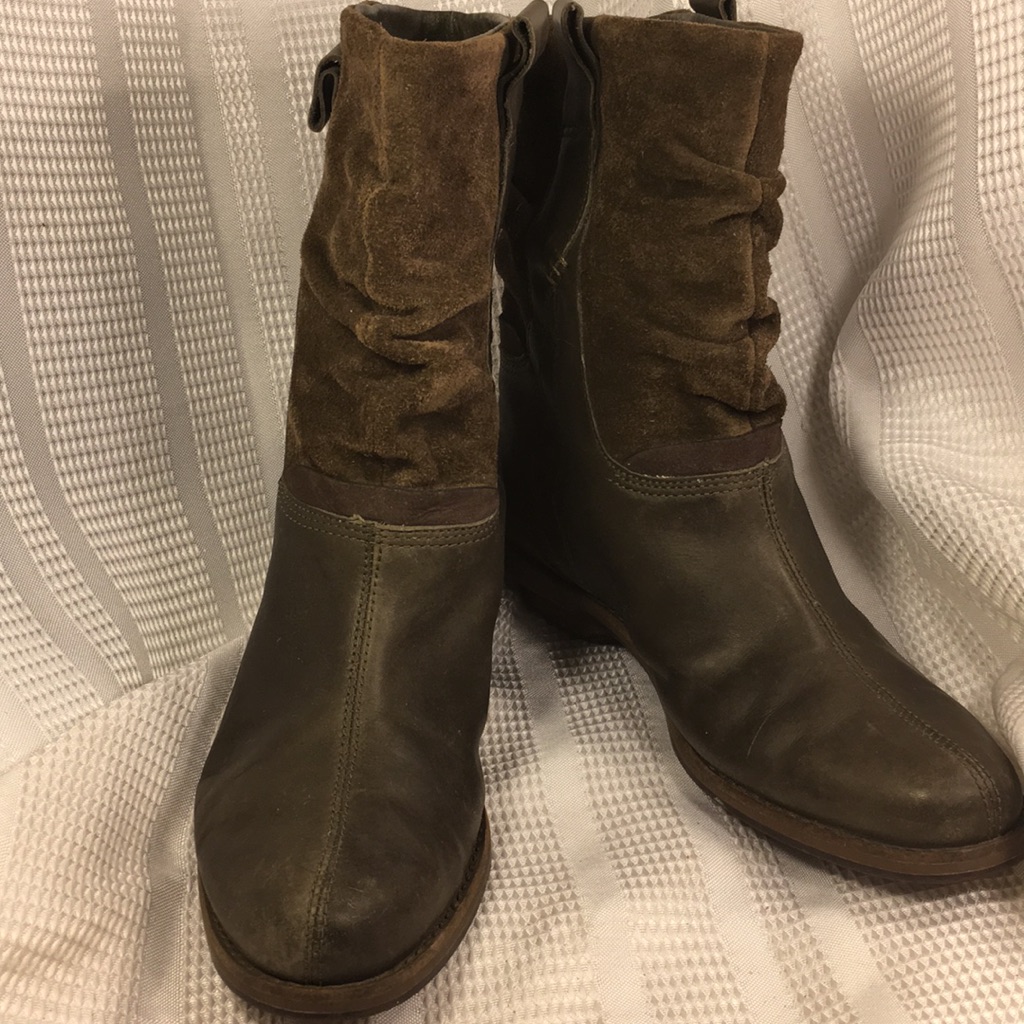 Patagonia Leather Ankle Boots Worn Once Rare Find